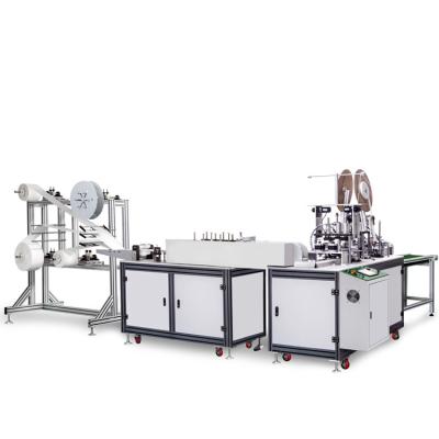 China Semi Automatic Medical FFP2 KF94 KN95 Face Mask Machine Non Woven 3 Layer face Mask Machine for sale