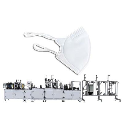 China Headband kn95 Face Mask Machine Surgical Non Woven 5ply Face Mask Machine with Printer for sale