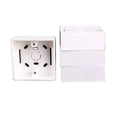 China Water Proof Factory Direct Sales Home Improvement Plastic PVC Switch Box Wall Switch Junction Box for sale