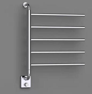 China Heater Chrome Plated Heated Towel Rail Best Electric Towel Warmer for sale