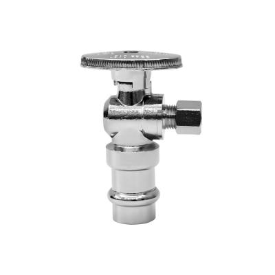 China FUTTECH USA Market Factory Price Chrome Angle General Supply Stop Valve for sale