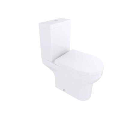 China Double-Flow Sanitary Ware High End Italian Ceramic Sanitary Two Piece Public Toilet for sale