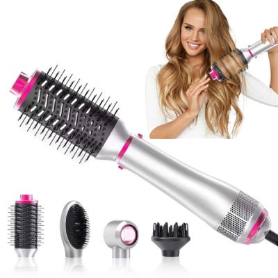 China Foldable 5 in 1 New Hair Dryer Sweep One Step Airbrush Hair Dryer Hot Electric Hot Air Comb Brush for sale