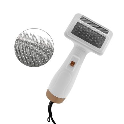 China Ionic Pet Hair Dryer with Professional Dog Moulder Brush 2-IN-1 Pet Grooming Brush Fan Grooming Tool for sale