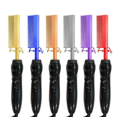 China Comfortable Healthy Comb 2 in 1 Hair Straightening and Curling Iron Men Rechargable 360 ​​Degree Swivel Power Cord for Hair Straightener Logo for sale