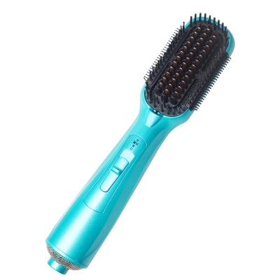 China Hotel Professional Ceramic Electric Hair Straightening Brush With LED Display for sale