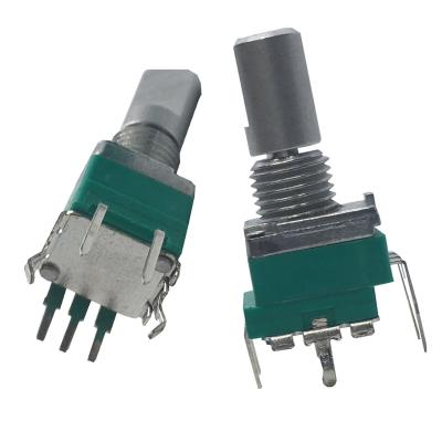 China R09 Single Potentiometer Circuit With Vertical Push Switch Type 10K 50K 100K RV0972AS for sale