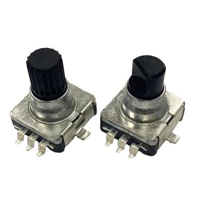 China Adjust menu; adjust the volume; Adjust EC11 Lightweight Miniature Rotary Shaft SMD Rotary Switch Plastic Incremental Pulse Switch Manufacturer for sale