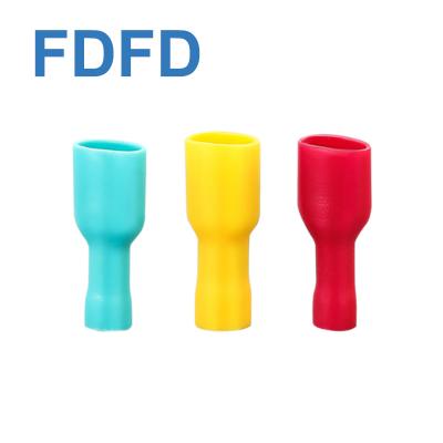 China High Quality FDFD Cable Terminal CE Certification Manufacturer Full Insulated Fdfd Female Terminals for sale