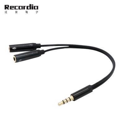 China aux cable GAZ-CB37 2 Car Headphone Splitter Cable 3.5mm Male Splitter Female Adapter Jack 3.5mm Audio for sale