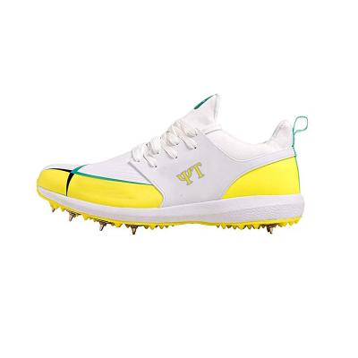 China Fashion\YT Comfortable\Durable\Breathable\Lit Shoes New Breathable Professional Cricket Running Shoes For Men for sale