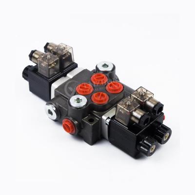 China 12v Forklift Control Valve Solenoid Valve Bank 3/4 1/2 12v P80 P40 Hydraulic Hydraulic Control Valve for sale