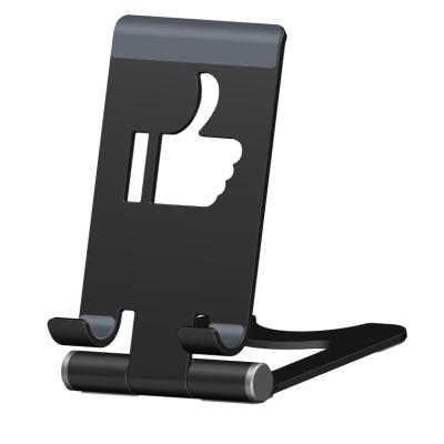 China Aluminum Alloy Adjustable Ultra-thin Adjustable Foldable Computer Stand For Ipad Iphone Mobile Phone Stand for sale