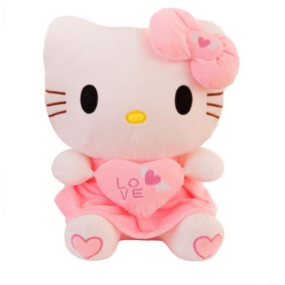 China Plush Kawaii Hello Kitty Plush Toys Dolls Stuffed Animals Toys Hellokitty Sanrio Plush Cat Fluffy Anime Figure Doll for sale