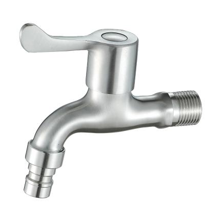 China Modern High Quality 304 Stainless Steel Water Faucet SS Bibcock for sale