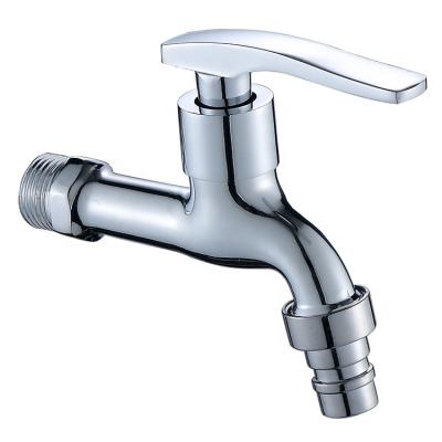 China Modern Tao Faucet Wall Mounted Cold Water Faucet Washing Machine Chrome Bibcocks Garden Zinc Alloy Cold Bibcocks for sale