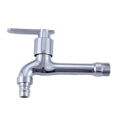 China Modern Hot Selling ABS Plastic Chrome Wall Handle Long Bibcock for sale