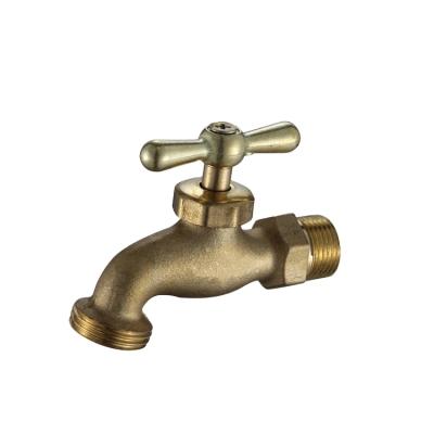 China Traditional sand casting and brass casting faucet for the garden for sale