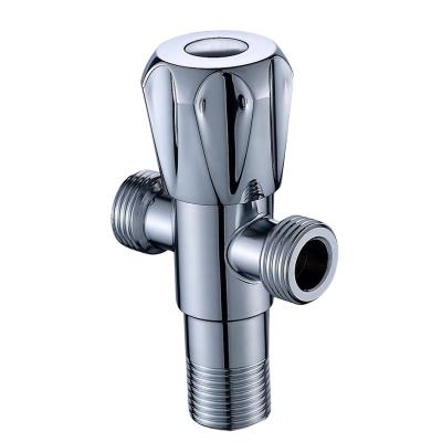 China Without Diverter 3 Way Angle Valve One Inlet Two Outlet SS Toilet Angle Valve for sale