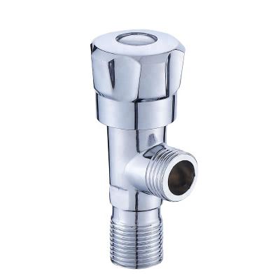 China Zinc Angle Valve Bathroom Faucet Accessories Polished Angle Valve for sale