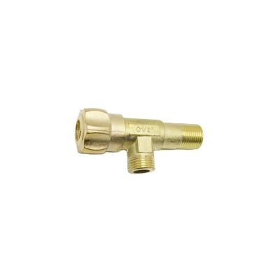 China General high quality zinc alloy gold angle valve for sale