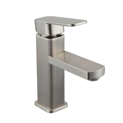 China Thermostatic Faucets Hot Sales Nickel Brushed Bathroom Sink Faucet Mixer for sale