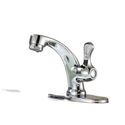 China Thermostatic Faucets Single To Handle Brass Pillar Basin Faucet for sale