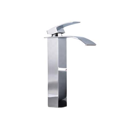 China Tall Thermostatic Faucets Waterfall Bathroom Basin Faucet for sale