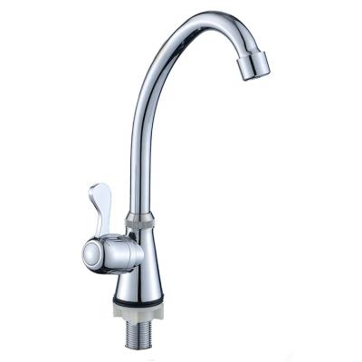 China Thermostatic Zinc Alloy Single Handle Kitchen Faucets Single Hole Kitchen Faucet Sink Faucet Sink Faucet for sale