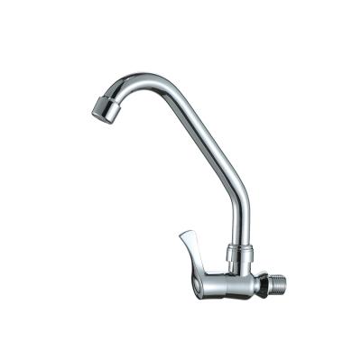 China Thermostatic Faucets Table Type Stainless Steel Neck Cold Plate Single Basin Faucet Wall Mounted Kitchen Lamp Faucet for sale