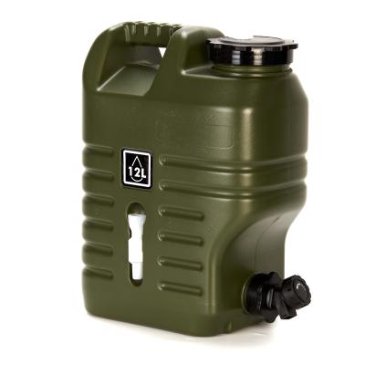 China Viable wholesale 12/18L large capacity camping water container cold water container with spigot faucet tap for camping outdoor hike for sale