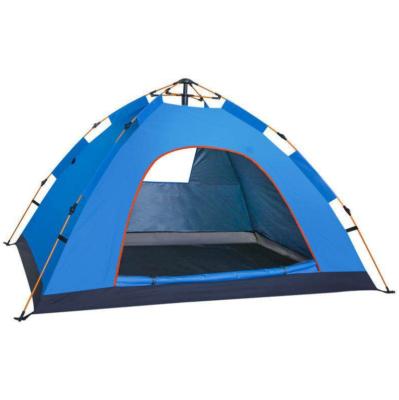 China Outdoor Camping Automatic Tube Type Tent 2 Or 3 Stake Folding Tent People Beach Single Speed ​​Double Open Rain And Dew Camp Tent for sale