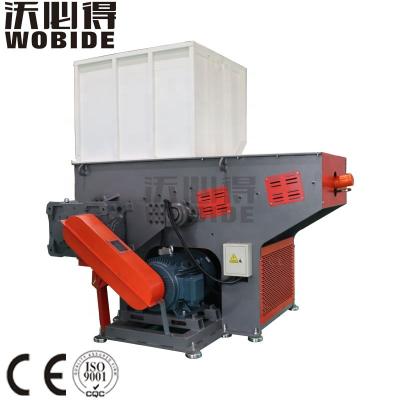 China ISO CE Approved Pallet Tire Plastic Recycling Industrial Tire Recycling Single Axle Shredder For Plastic for sale