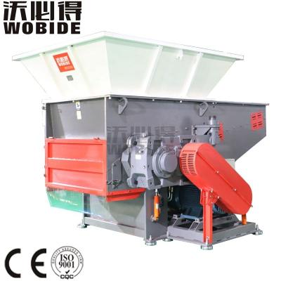 China Plastic Recycling CE 300-3000 kg/h Single Shaft Plastic Bottle Crumb Shredder Machine Rubber Waste for sale