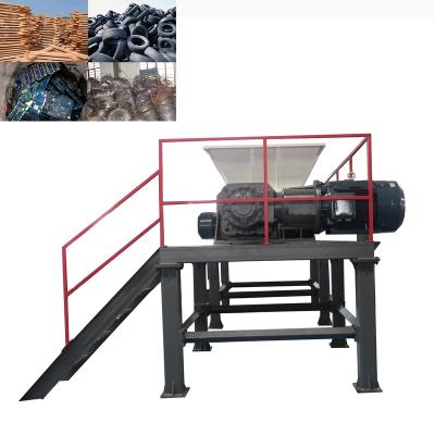 China Double Tire Rubber Bucket Tire Axle Shredder Plastic Recycling Plastic Recycling Machine for sale