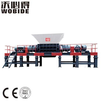 China Professional Large Width WT1200 Industrial Waste Double Shaft Plastic Recycling Plastic Shredder for sale