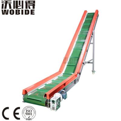 China Heavy Duty Portable Oil Loading And Unloading Recycling Line L Shape PVC Belt Conveyor for sale