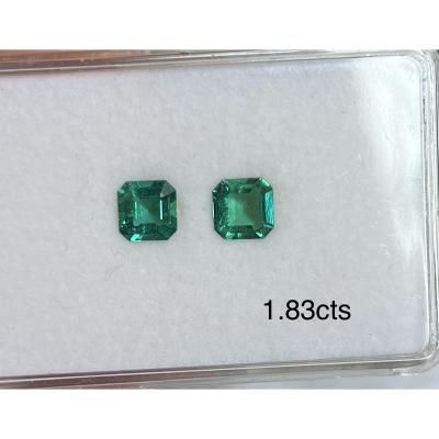 China Hot Sale Emerald Emerald Cute Stone Emerald Gemstone Lab Developed Custom Cut Stone for sale