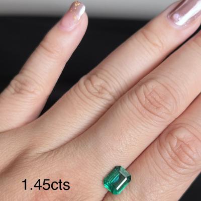 China Zambian Emerald High End Stone Cabochon Genuine Emerald Cut Stone Bulk Order Quality Zambian Emerald for sale