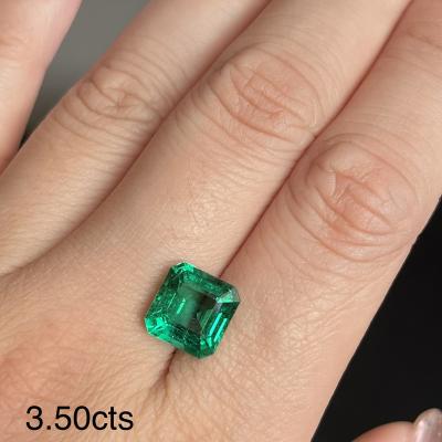 China Stone Making Supply High End Gemstone Beads Loose Stone Emerald Emerald Emerald Gemstone for sale