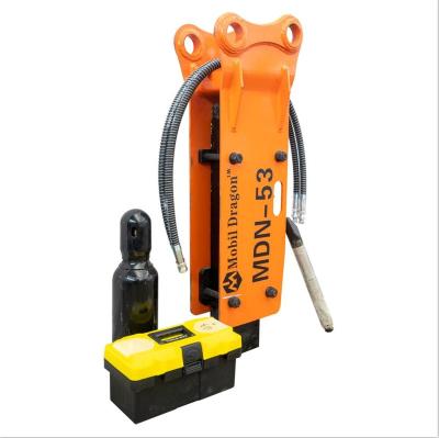 China Low Noise Mini Hydraulic Rock Mining Digger Breaker For 4 Ton Excavator for sale