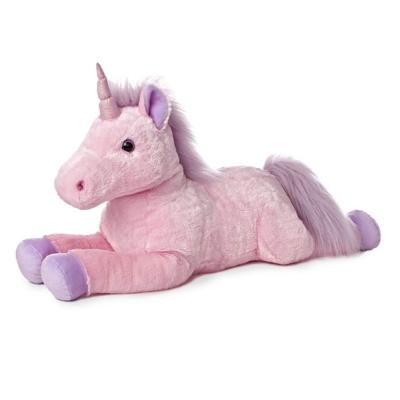 China Amazon Hot Sale Eco-Friendly Super Soft Cute Lying Plush Pillow Stuffed Unicorn Toys Comfort Bulky Unicorn Plush Pillow Toy for sale