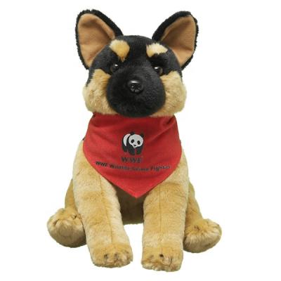 China Custom Decoration/Gift/Toy OEM German Shepherd Plush Dog Toy for sale