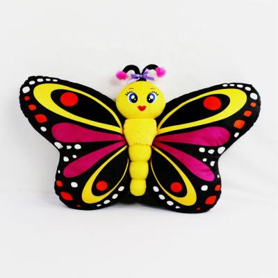 China 2020 New Arrivals Safety Printing Realistic Stuffed Butterfly Plush Toy for sale