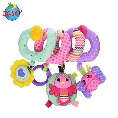 China Decoration/Gift/Toy Customize Plush Baby Crib Bed Stroller Spiral Toys Wholesale for sale