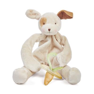 China High Quality Plush Baby Toy Product Infant Pacifier Holder Comforter Toys for sale