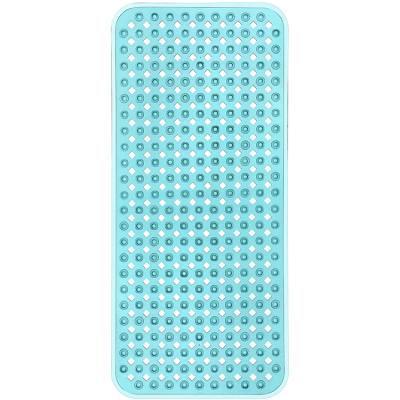 China Comfortable Safety Clear PVC Bath Mat Non-Slip Plastic PVC Bathroom Tub Floor Antislip Kids for sale