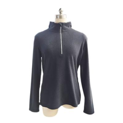 China Hot Sale Breathable 210 Gsm Sheared Polyester Spandex Women Outdoor Jacket for sale