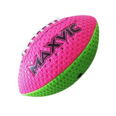 China Soft Touch Cheap Price Customization Twist Model Leatherette Foam Football Leather Beach Playing Rugby Ball for sale