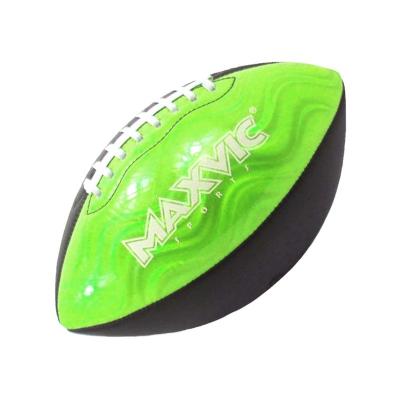 China Soft Touch Foam Size 6 Football Rugby Ball Promotional Reflective Leather Soft Pattern Logo Design Can Be Custom Made for sale